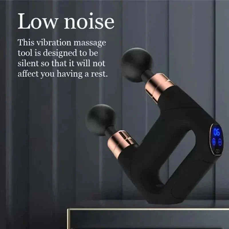 4 Heads Rechargeable Massage Gun Ⓢ