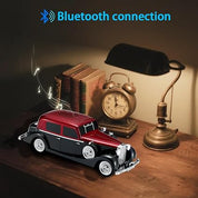 WSTER WS-1934 Retro Classic Car Bluetooth Replica Speaker – Wireless HD Sound with FM Radio,TWS Stereo,LED Party Lights,Built-in Microphone Hands-Free Call, Surprise Portable Gift for Party Use