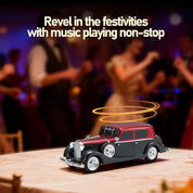 WSTER WS-1934 Retro Classic Car Bluetooth Replica Speaker – Wireless HD Sound with FM Radio,TWS Stereo,LED Party Lights,Built-in Microphone Hands-Free Call, Surprise Portable Gift for Party Use