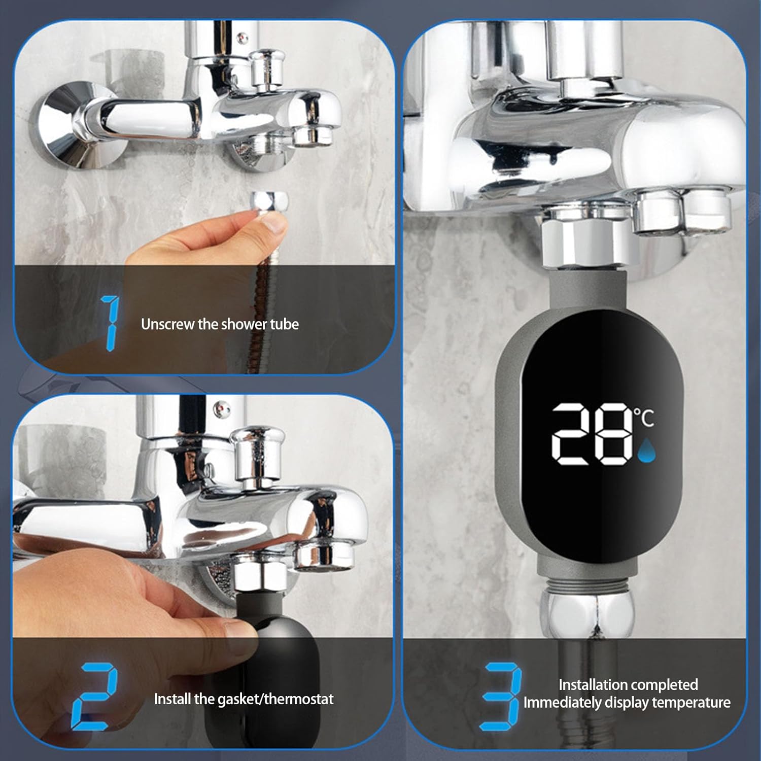 LED Digital Water Temperature Meter Image 3