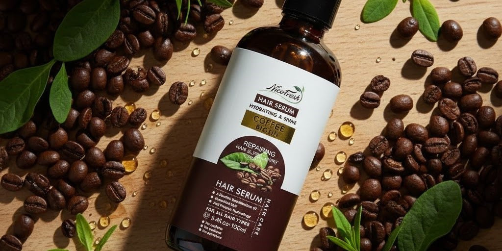 Nicefresh - Hair Serum Hydrating & Shine Coffee Biotin